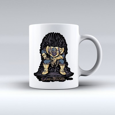 Бяла керамична чаша GAME OF THANOS Бяла керамична чаша GAME OF THANOS
